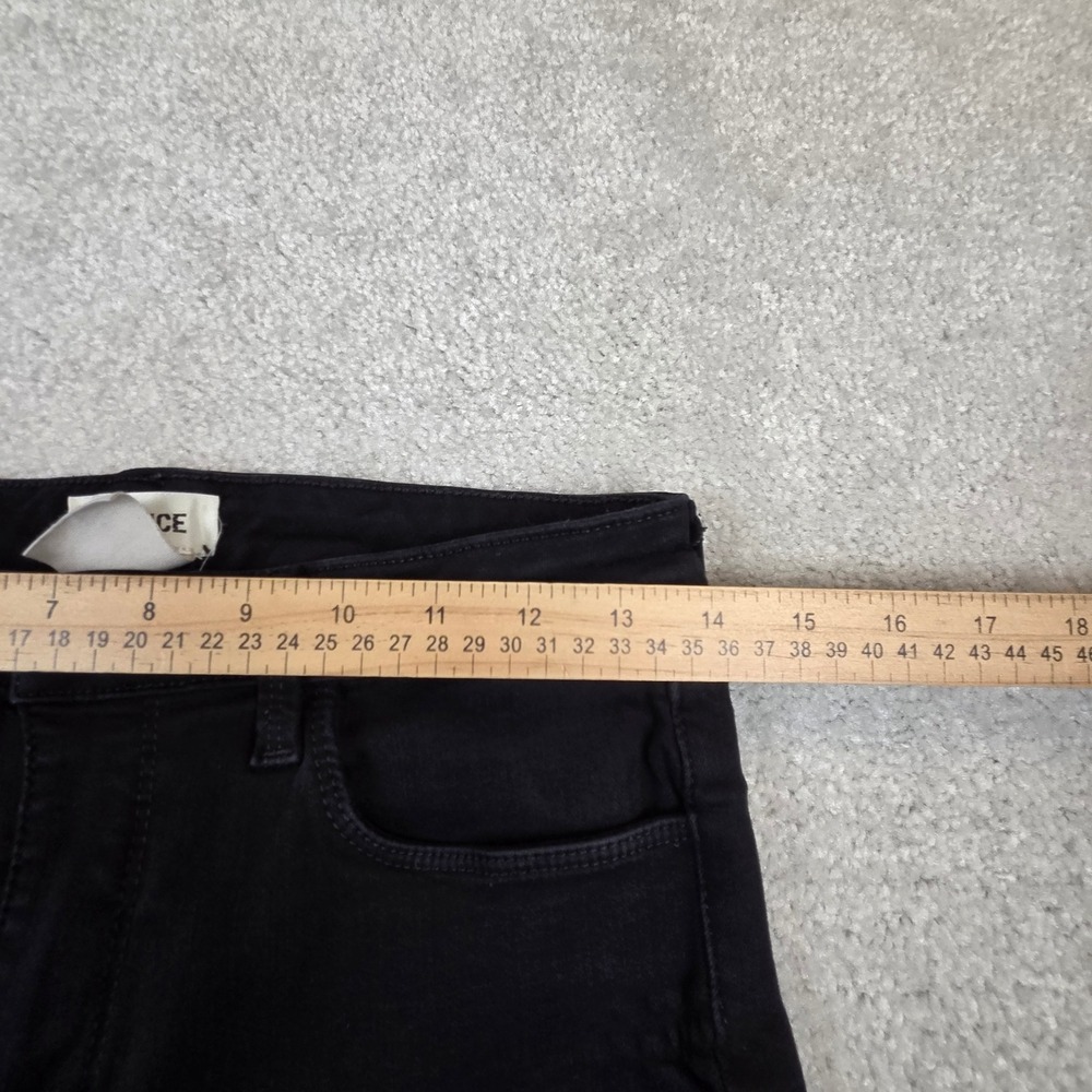 L'AGENCE Marguerite High Rise Skinny Jeans Womens 28 Noir Black USA - Picture 9 of 10
